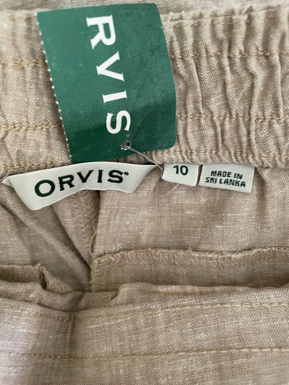 NWT Orvis Linen Shorts Size 10/30” - Picture 6 of 7